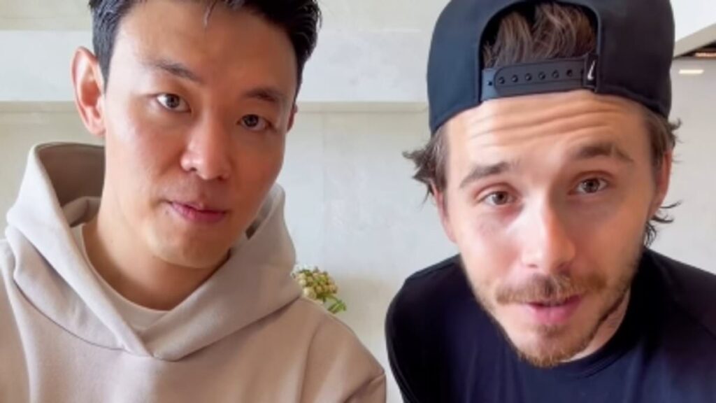 Brooklyn Beckham gets a grilling from critics over his ‘groundbreaking’ cold burger and chips tutorial as budding chef serves up another cooking video