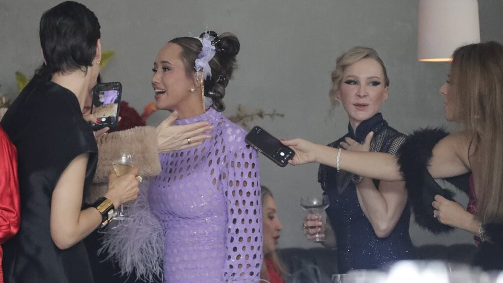 Inside THE high society hen do! Who’s Who of media and legal elites gather for glamorous lawyer’s party with a bold dress code… as one under-dressed fashion A-lister stands out like a sore thumb