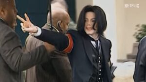 Netflix capitalises on box office success of Michael Jackson biopic as they drop first trailer for docuseries exploring late pop star’s child molestation trial following backlash to film for ignoring abuse allegations