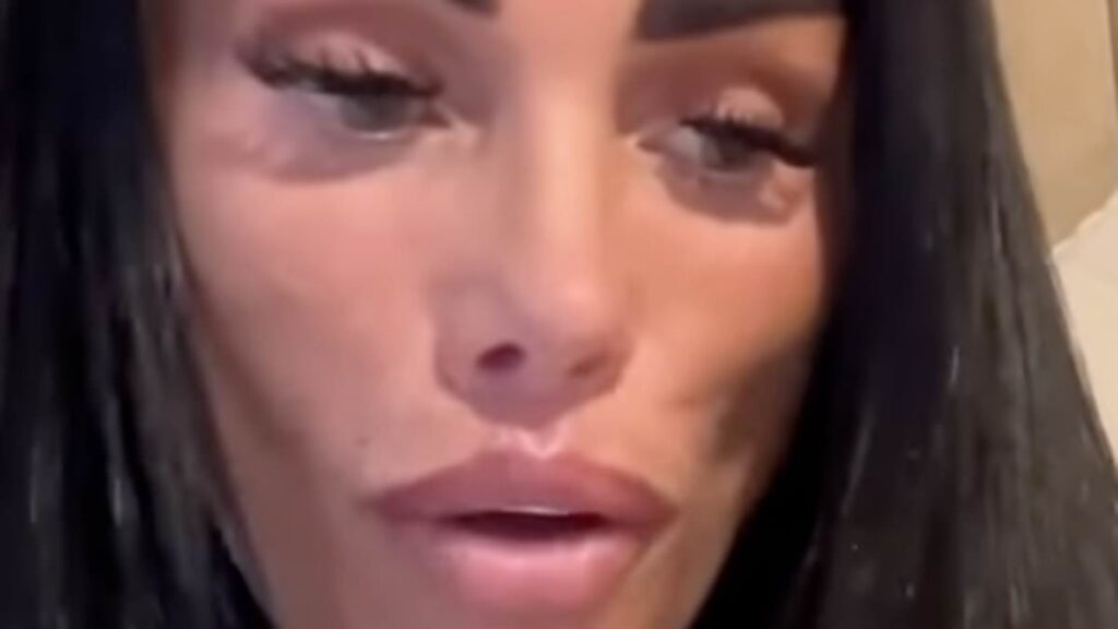 Katie Price says she has ‘given up the search’ for her missing husband Lee Andrews after bizarre disappearance a week ago – as she cuts update short to answer a call from the police