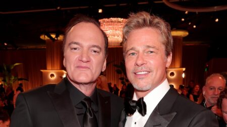 Quentin Tarantino threatened to make Brad Pitt ‘dead in this business’ in wild on-set clash, co-star claims
