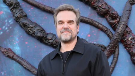 David Harbour reunites with Stranger Things co-stars seven months after skipping show’s finale sendoffs