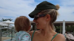 Mollie King looks incredible in a green bikini as she shares a gallery of family photos with partner Stuart Broad and their daughters during a lavish Greek getaway