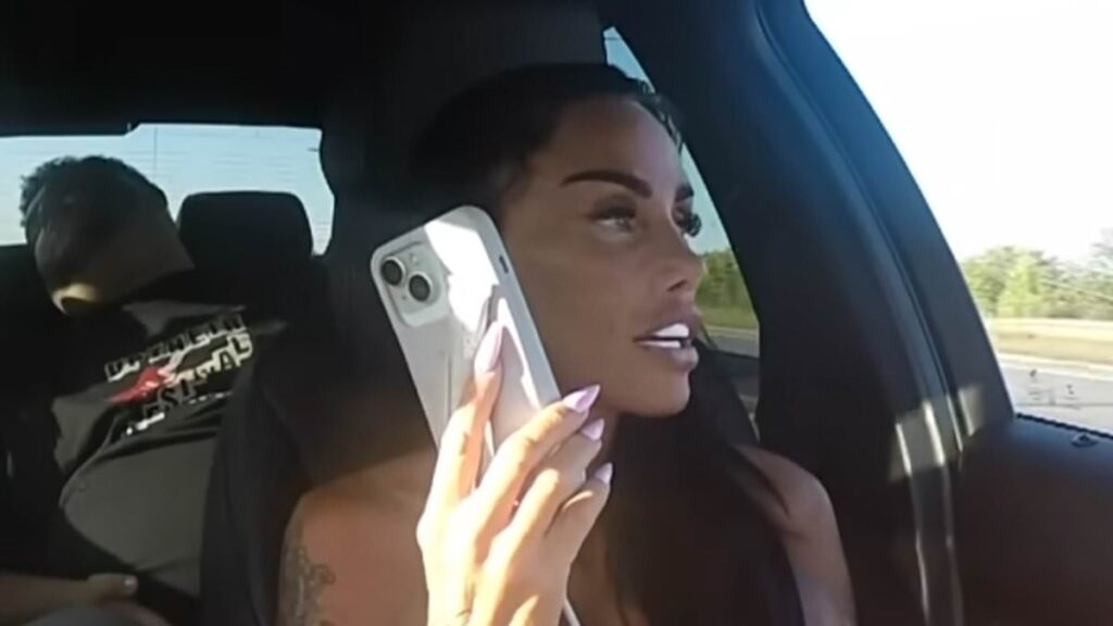 Katie Price shares the voice note she sent to her husband Lee Andrews’ dad after he went ‘missing’ – as he claims his son has been arrested in Dubai