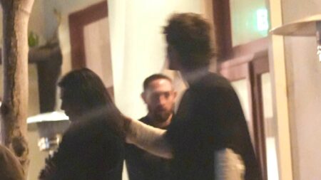 Jacob Elordi can’t keep his hands off Kendall Jenner in first PDA at cozy dinner