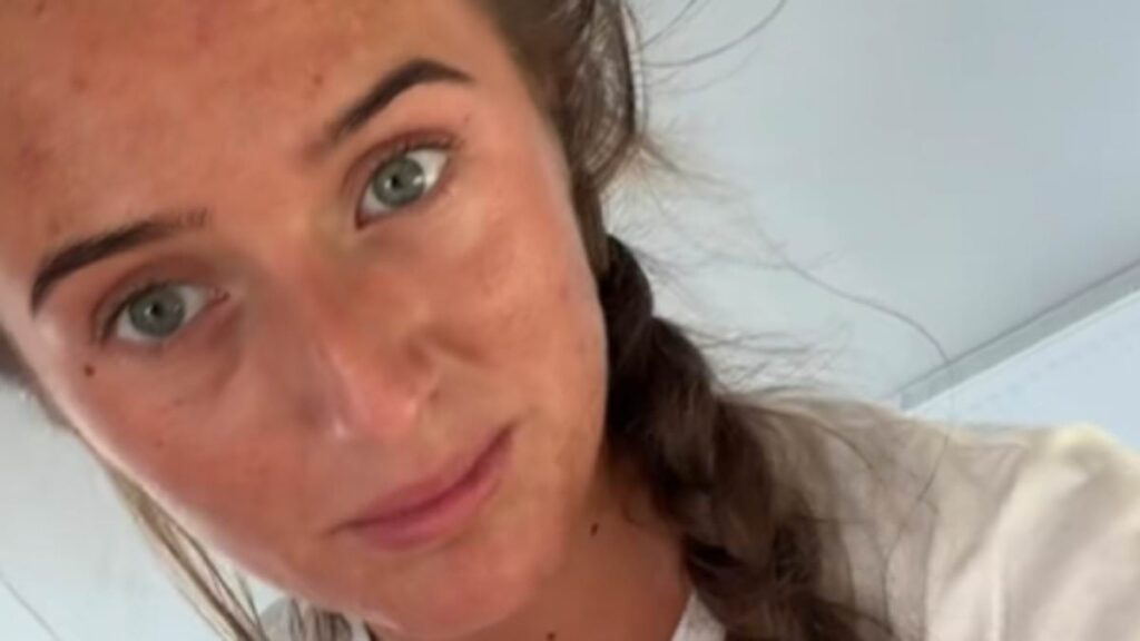 Venezuela Fury, 16, starts married life with husband Noah Price, 19, as he rustles up steak for dinner at their new static caravan after their £30k Marbella honeymoon