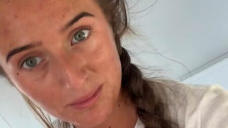 Venezuela Fury, 16, starts married life with husband Noah Price, 19, as he rustles up steak for dinner at their new static caravan after their £30k Marbella honeymoon