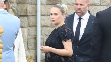 Pregnant Molly Mae Hague addresses backlash over the sheer bra-flashing look she wore to Venezuela Fury’s wedding