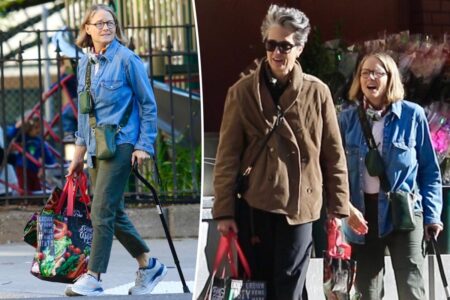 Jodie Foster, 63, seen walking with cane during rare outing