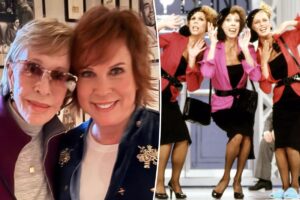 Carol Burnett, 93, reunites with co-star Vicki Lawrence, 77, decades after beloved sitcom