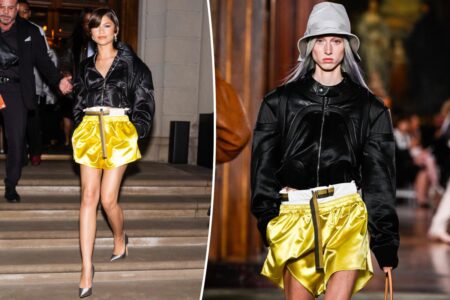 Zendaya wears a look straight off the Louis Vuitton cruise 2027 runway