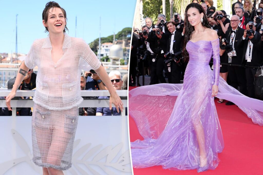 Celebrities are breaking the Cannes Film Festival 2026 dress code with naked dresses and trains