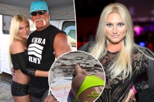 Brooke Hogan slams ‘thirst trap’ claims about bikini-clad tribute to dad Hulk Hogan