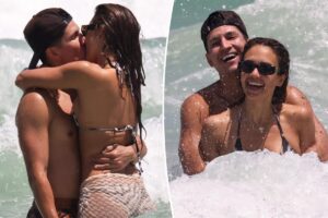 Jessica Alba and boyfriend Danny Ramirez can’t keep their hands off each other in Miami Beach makeout