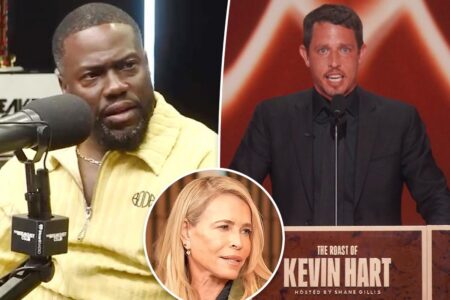 Kevin Hart defends Tony Hinchliffe’s roast jokes Chelsea Handler branded ‘racist’