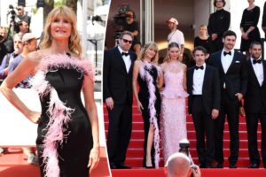 Laura Dern and ‘White Lotus’ co-stars spotted filming for first time in France