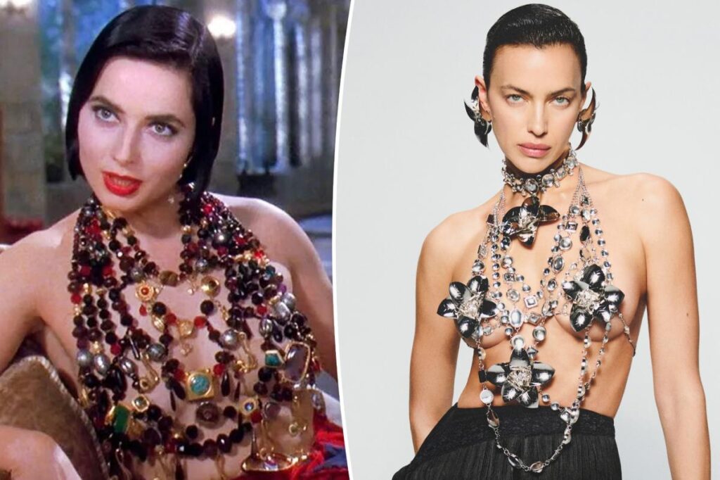 Irina Shayk channels ‘Death Becomes Her’ in Blumarine resort 2027 campaign