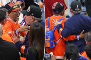 Knicks championship miraculously heals feud between James Dolan and Spike Lee
