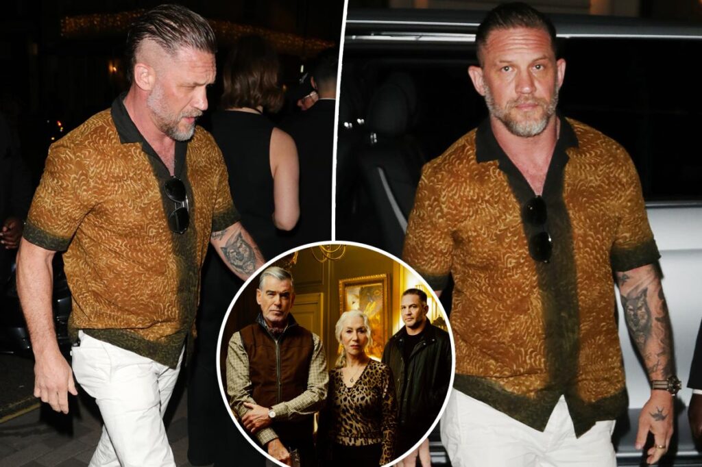 Tom Hardy attends ‘Masters of the Universe’ after-party after ‘MobLand’ firing