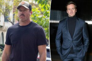 Armie Hammer shows off rugged new look in rare outing 5 years after sex abuse scandal