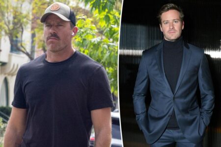 Armie Hammer shows off rugged new look in rare outing 5 years after sex abuse scandal