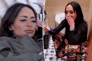 Angelina Pivarnick is ‘actively miscarrying’ in emotional ‘Jersey Shore’ episode
