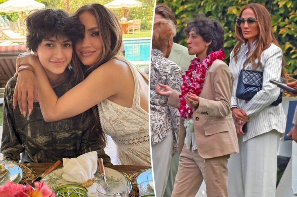 Jennifer Lopez’s child Emme debuts new name at high school graduation ceremony