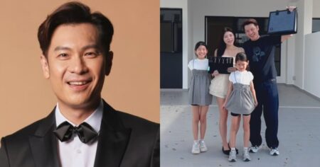 Shaun Chen and family get keys to new landed home in Johor Bahru