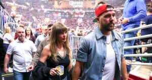 Taylor Swift and Travis Kelce Cheer on Cleveland Cavaliers Courtside at NBA Eastern Conference Final