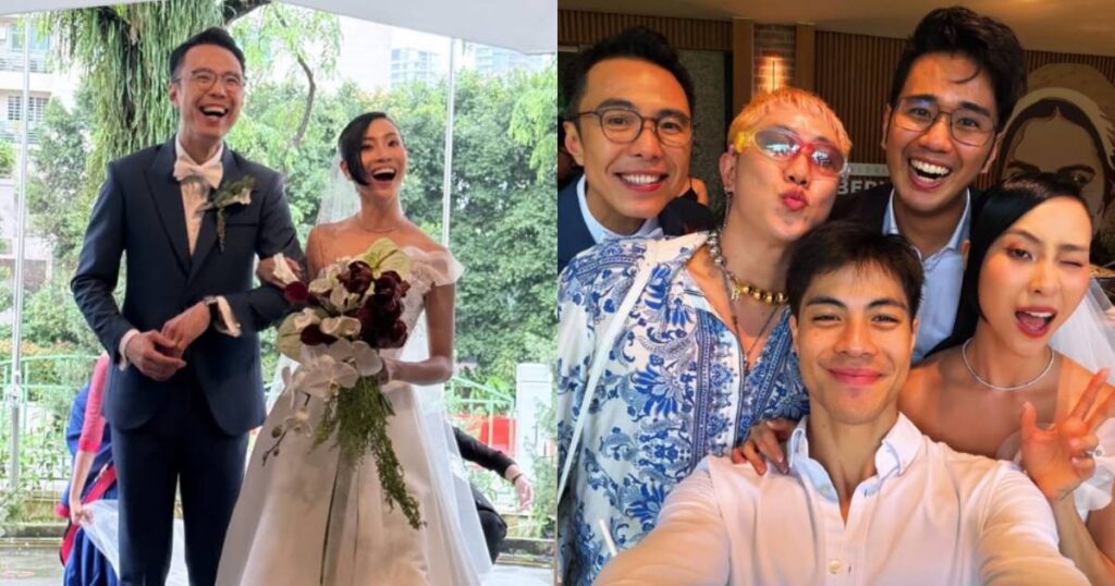 DJ Sonia Chew weds investment banker in intimate ceremony, Joakim Gomez and Benjamin Kheng among guests, Entertainment News