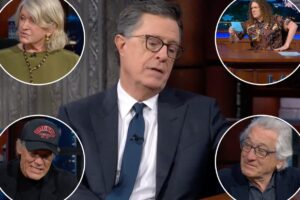 ‘The Late Show’ brings out A-list stars to give Stephen Colbert his viral ‘Questionert’