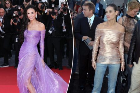 Demi Moore reinvents her own 2003 red carpet look at Cannes Film Festival 2026