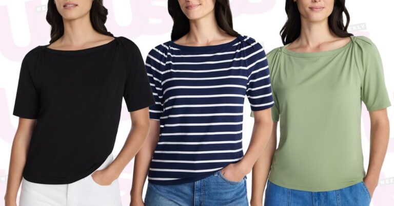 This French Girl-Inspired Tee Is a ‘Must’ for Covering up the Arms — And It’s Only $13