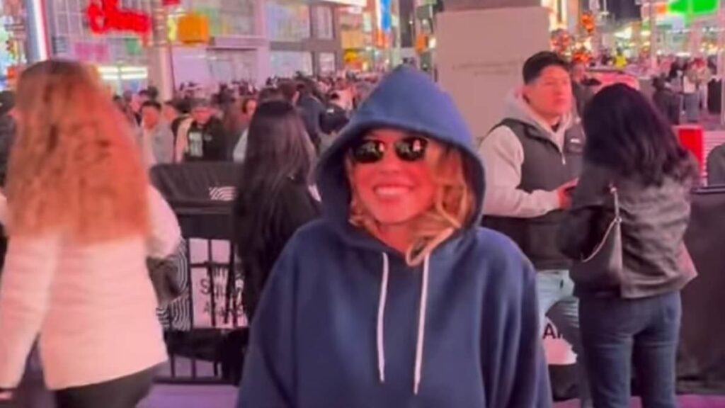 Sydney Sweeney’s Times Square lie exposed by sleuths after actress claimed to have ‘never visited’ NYC landmark