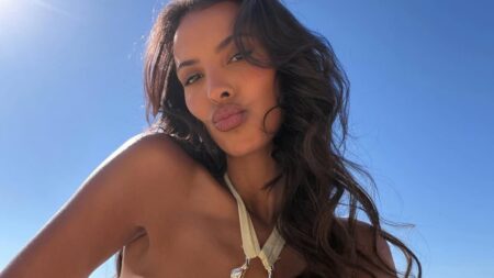 Maya Jama breaks her silence on split from footballer Ruben Dias and declares ‘I’m an all or nothing girl’ before singing about ‘changes’
