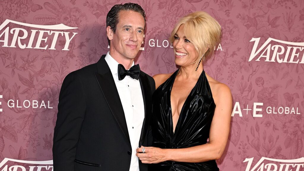 Hannah Waddingham, 51, makes her red carpet debut with handsome spine surgeon at Variety Power Of Women after revealing she’s in a relationship