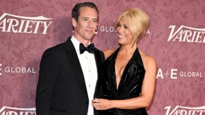 Hannah Waddingham, 51, makes her red carpet debut with handsome spine surgeon at Variety Power Of Women after revealing she’s in a relationship