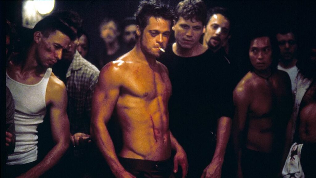 Brad Pitt’s son Knox, 17, channels Fight Club as he takes a beating in martial arts fight in downtown LA