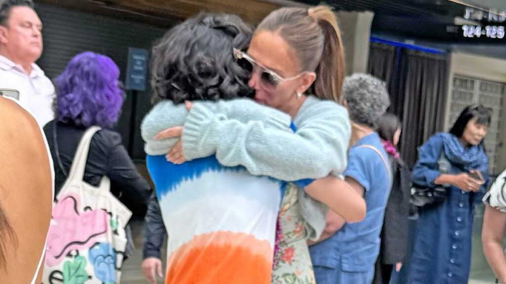 Jennifer Lopez fights back tears as she celebrates son Max’s graduation with child Oskar Muniz and family