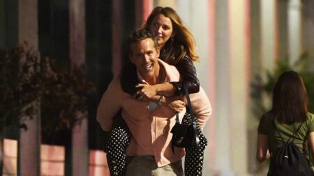 Loved-up Blake Lively and Ryan Reynolds shrug off ex-bestie Taylor Swift wedding snub rumors with piggyback ride in NYC…as insiders warn actress’s absence will be ‘impossible to ignore’