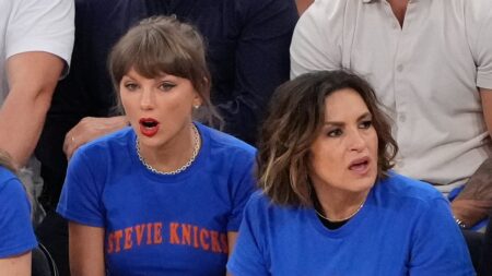 Scooter Braun and Sydney Sweeney risk awkward run-in with Taylor Swift as they’re seated just FEET away from her at Knicks game amid ‘feud’