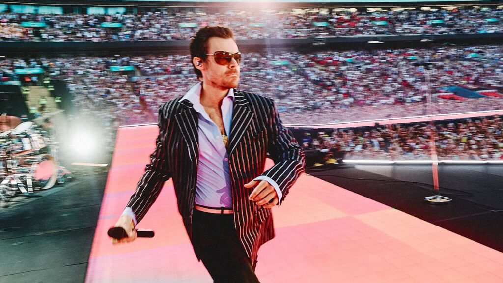 Harry Styles kicks off his record-breaking 12-night Wembley residency as part of his Together Together tour to a sold-out crowd – after fans were outraged over ‘diabolical’ cost of tickets