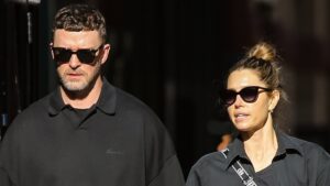 Justin Timberlake and Jessica Biel put on united front on rare NYC outing… two years after pop star’s DWI arrest