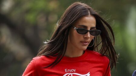 Indy Clinton divides opinion after she wears X-rated T-shirt to Federal Court for her husband Ben Azar’s unfair dismissal case and then doubles down with a naughty Instagram post