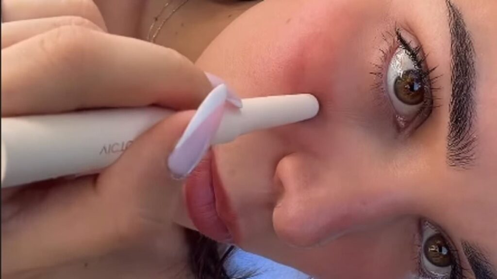 Cruz Beckham’s girlfriend Jackie Apostel promotes Victoria’s makeup products just hours after Brooklyn’s savage post