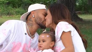 Brazil footballer Neymar reveals he’s set to become a father for a fifth time as girlfriend Bruna Biancardi announces she’s pregnant with his fourth daughter