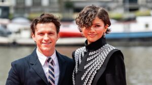 Zendaya flashes her wedding ring as she and Tom Holland are seen together for the first time since confirming they ARE married after months of speculation