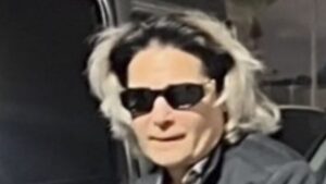 Corey Feldman is seen for first time since suffering medical emergency mid-flight as he attends LA concert with Adrien Skye