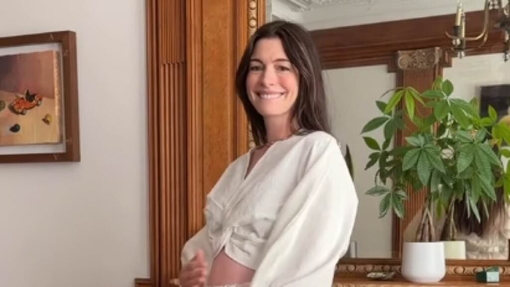Anne Hathaway is pregnant! Actress, 43, announces she is expecting with sweet video after detailing ‘complicated’ journey to motherhood and hope of having third child