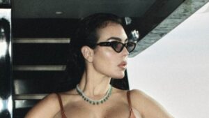 Cristiano Ronaldo’s fiancée Georgina Rodriguez shows off her incredible figure in sexy swimwear as she poses for stunning shoot with Harper’s Bazaar Spain